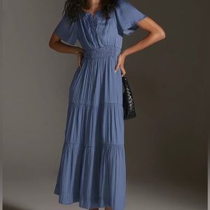 Anthropologie - The Somerset Satin Maxi Dress